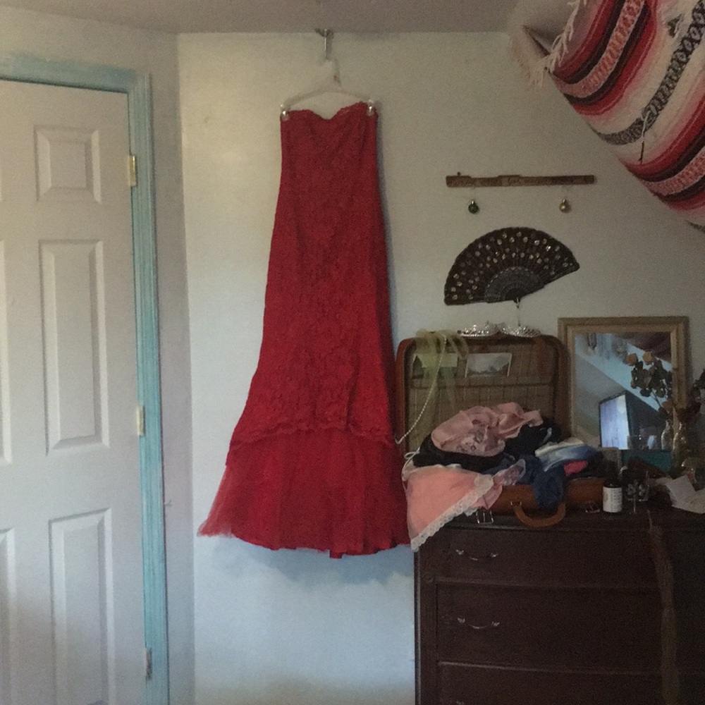 Red prom dress